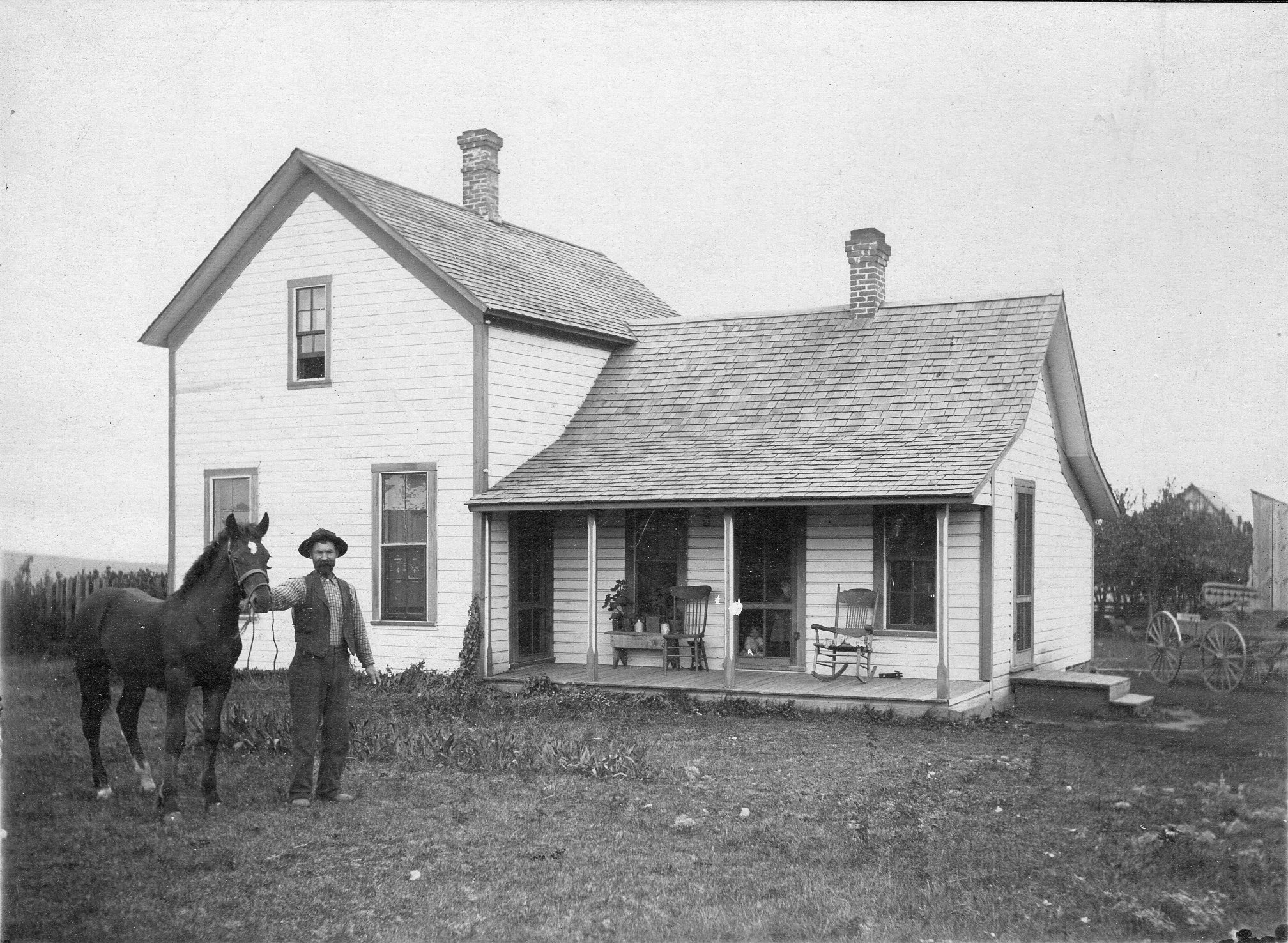 Upright Wing House Ca. 1880