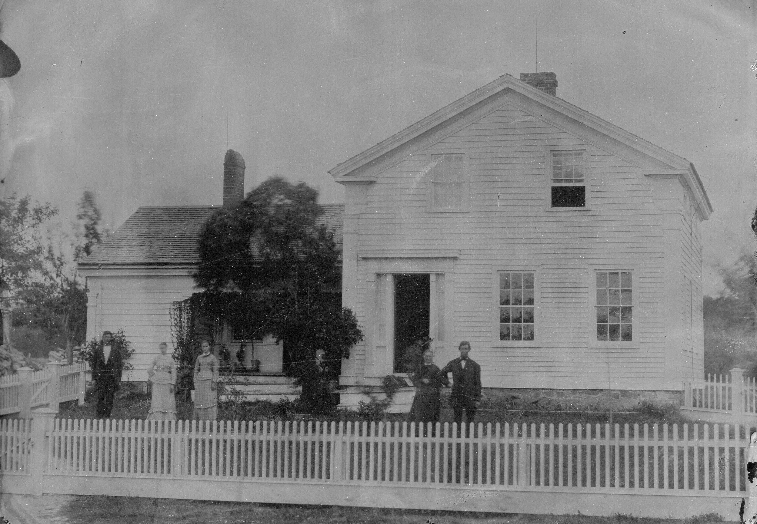 Greek Revival Upright Wing House Ca. 1840