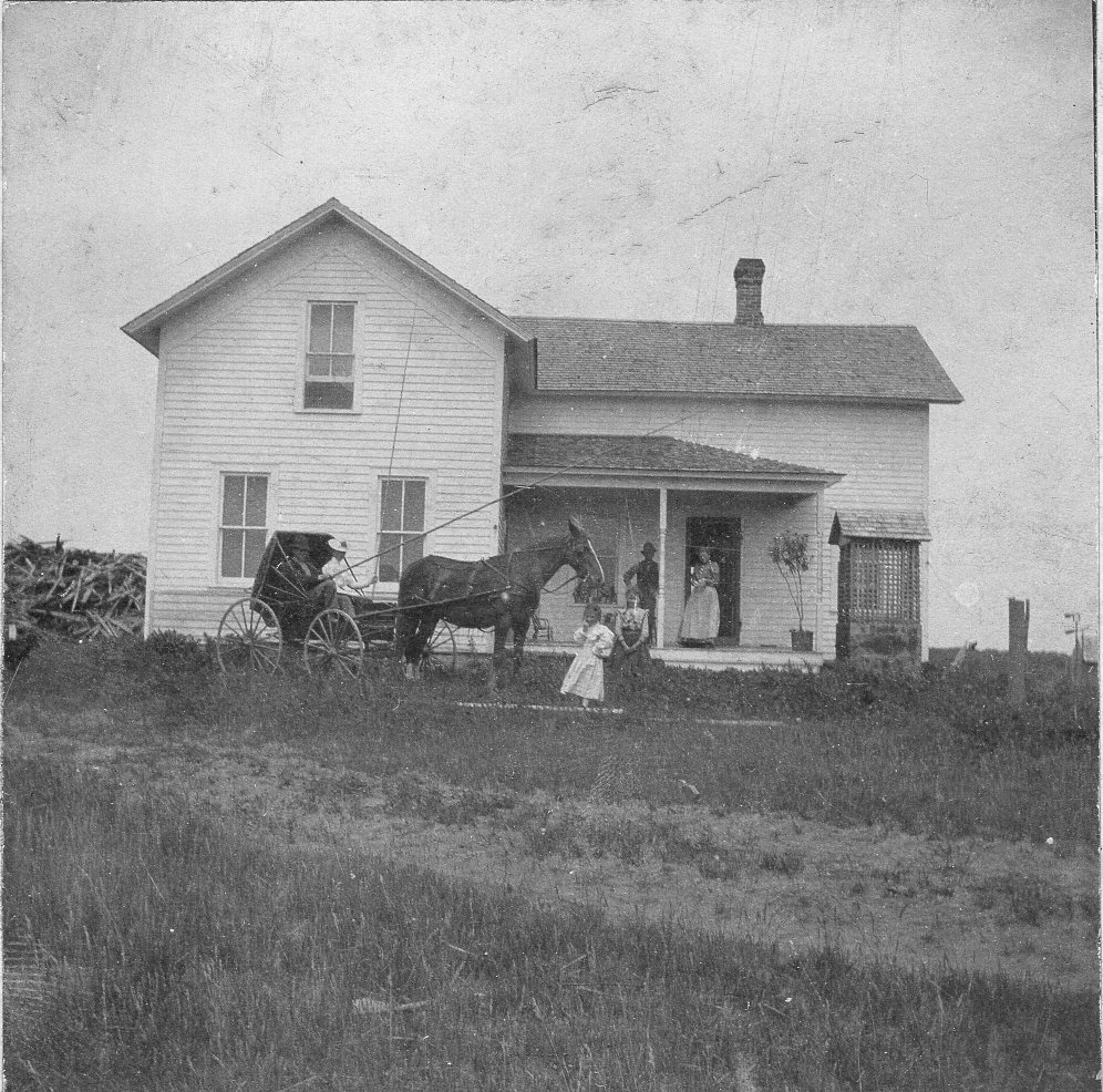 Vernacular Upright Wing Farmhouse Ca. 1870s
