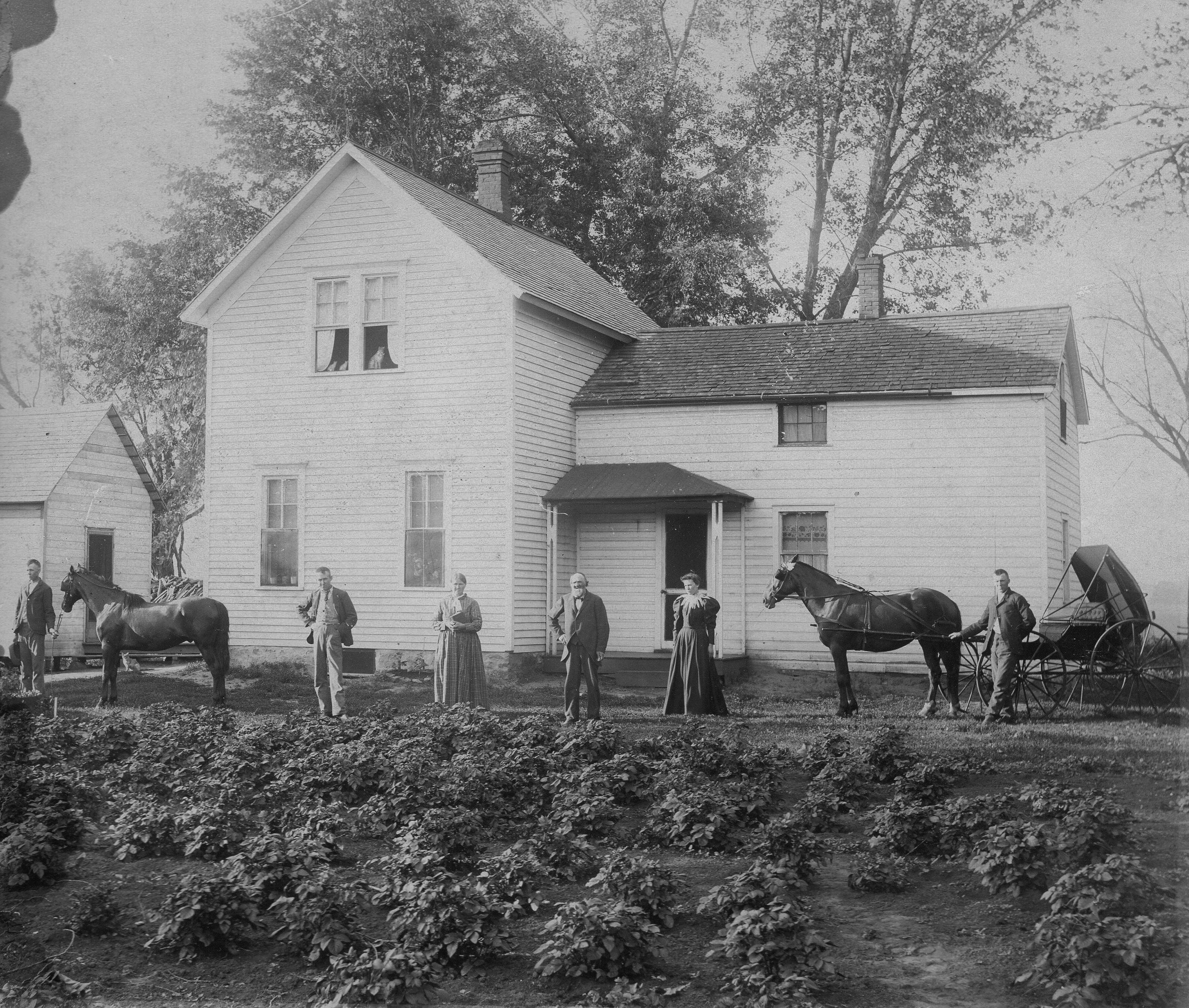 Vernacular Upright Wing Farmhouse Ca. 1880s