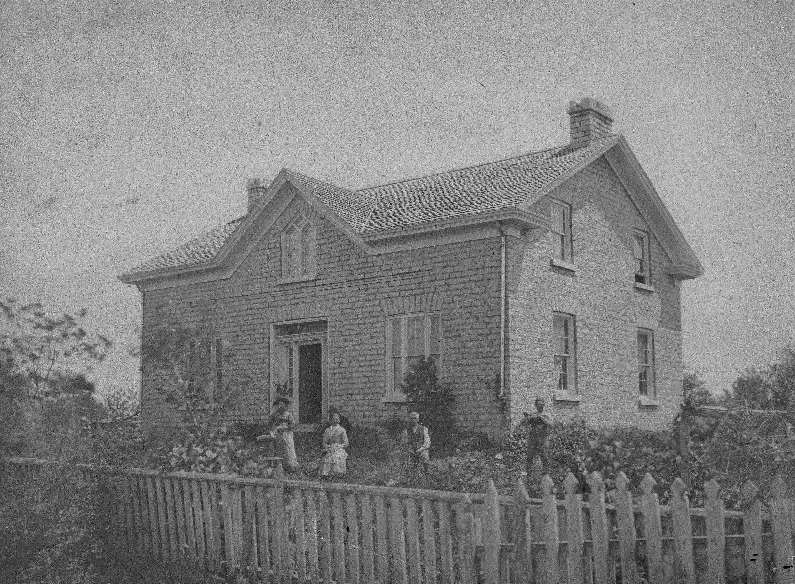 Gothic Revival I-House Ca. 1850s